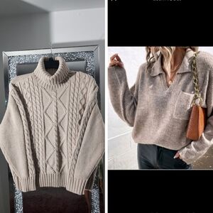2 Oversized Medium Sweaters